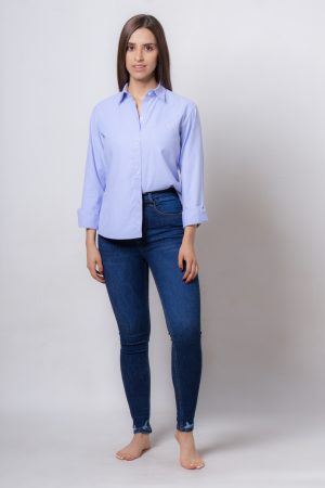 Skinny Azul Roto