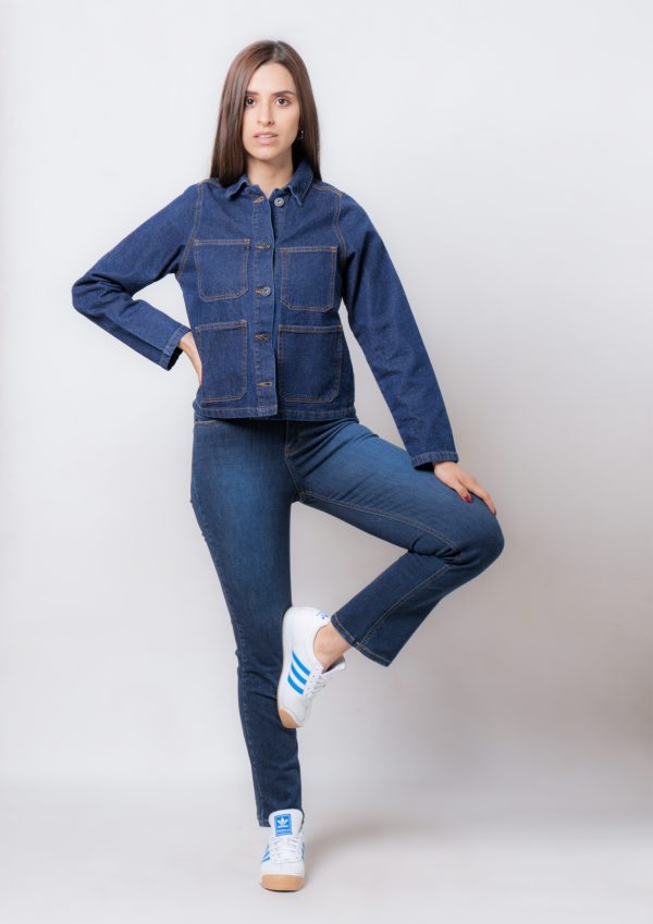 Chaqueta Jean Azul