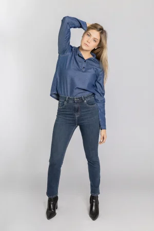 SLIM FIT AZUL OSCURO