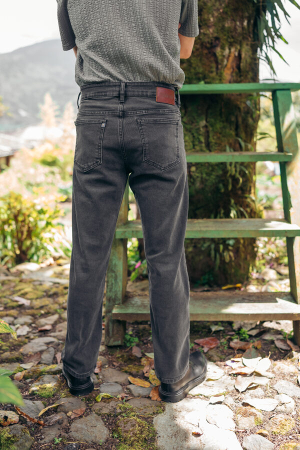 Pantalon jean gris - Imagen 3
