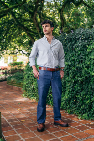Pantalon jean azul
