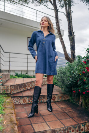 Vestido Denim Crop