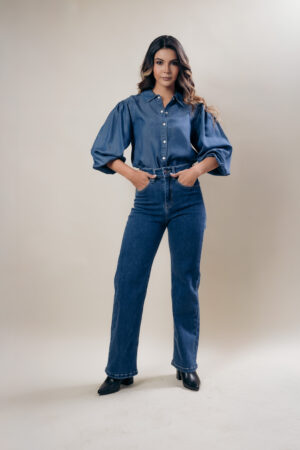 Recto Clásico Celeste