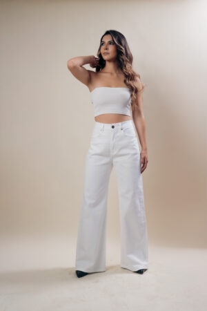 Wide Leg Clásico Blanco