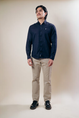 Camisa Clásica Azul