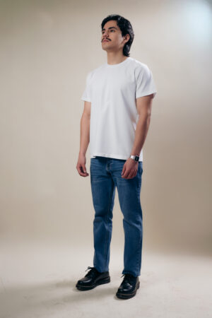 Camiseta Blanca Cuello Redondo