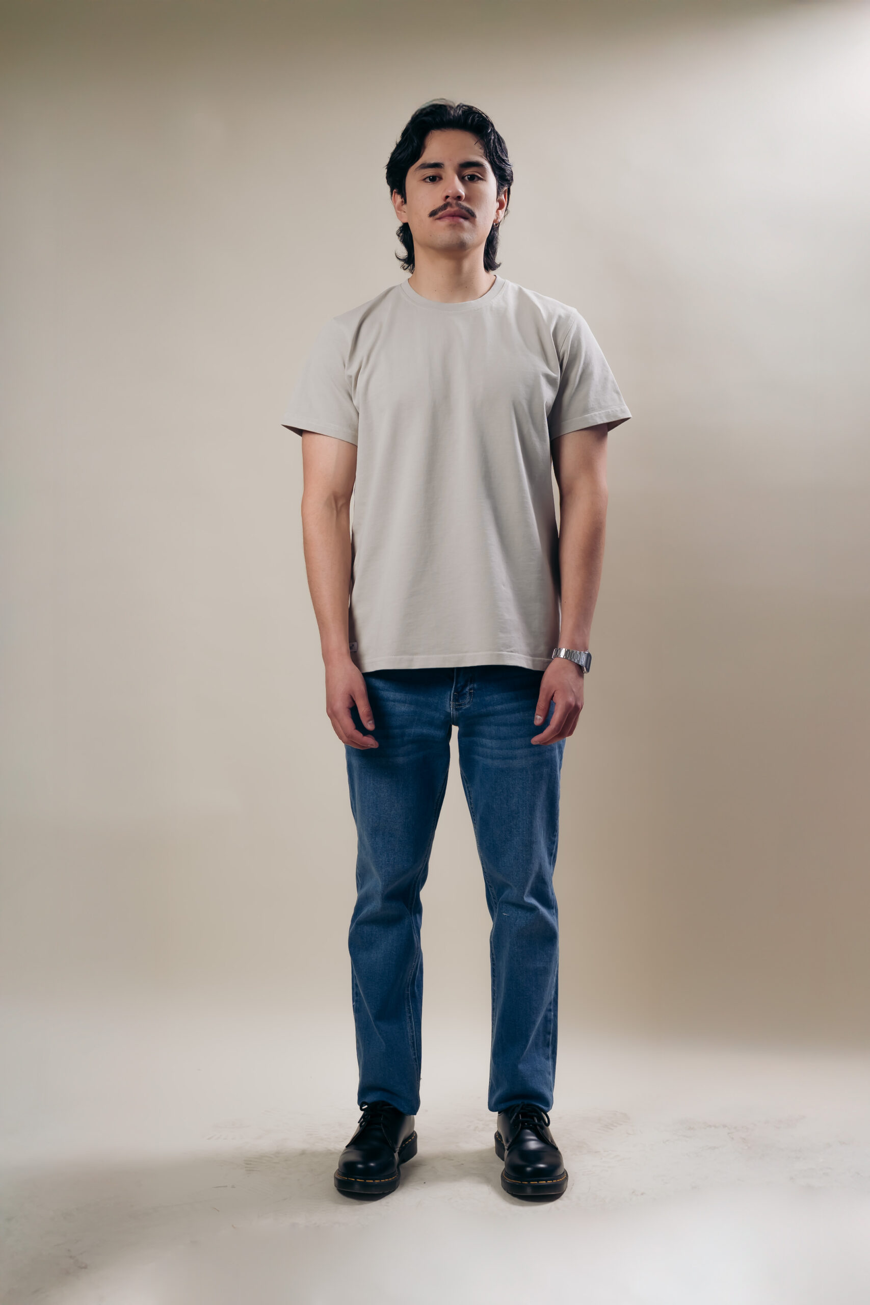 Camiseta Cemento Cuello Redondo