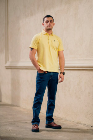 Camiseta Polo Amarilla