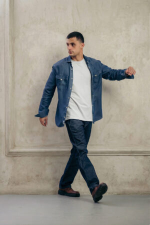 Camisa Denim Bolsillos