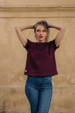 Camiseta Cuello Redondo Malbec