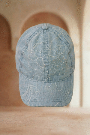 Gorra Bordada Azul Claro