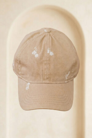 Gorra Bordada Beige