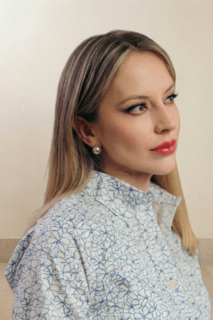 Camisa dos Bolsillos de Flores