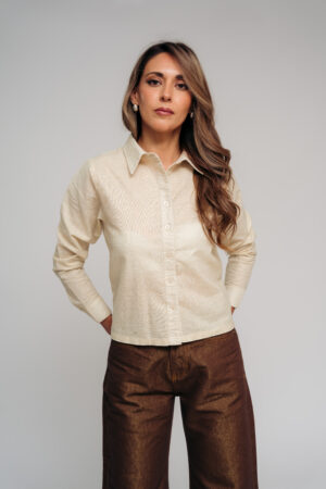 Blusa dorada