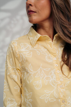 Blusa Amarillo Flores