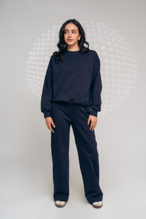 Wide leg sport azul