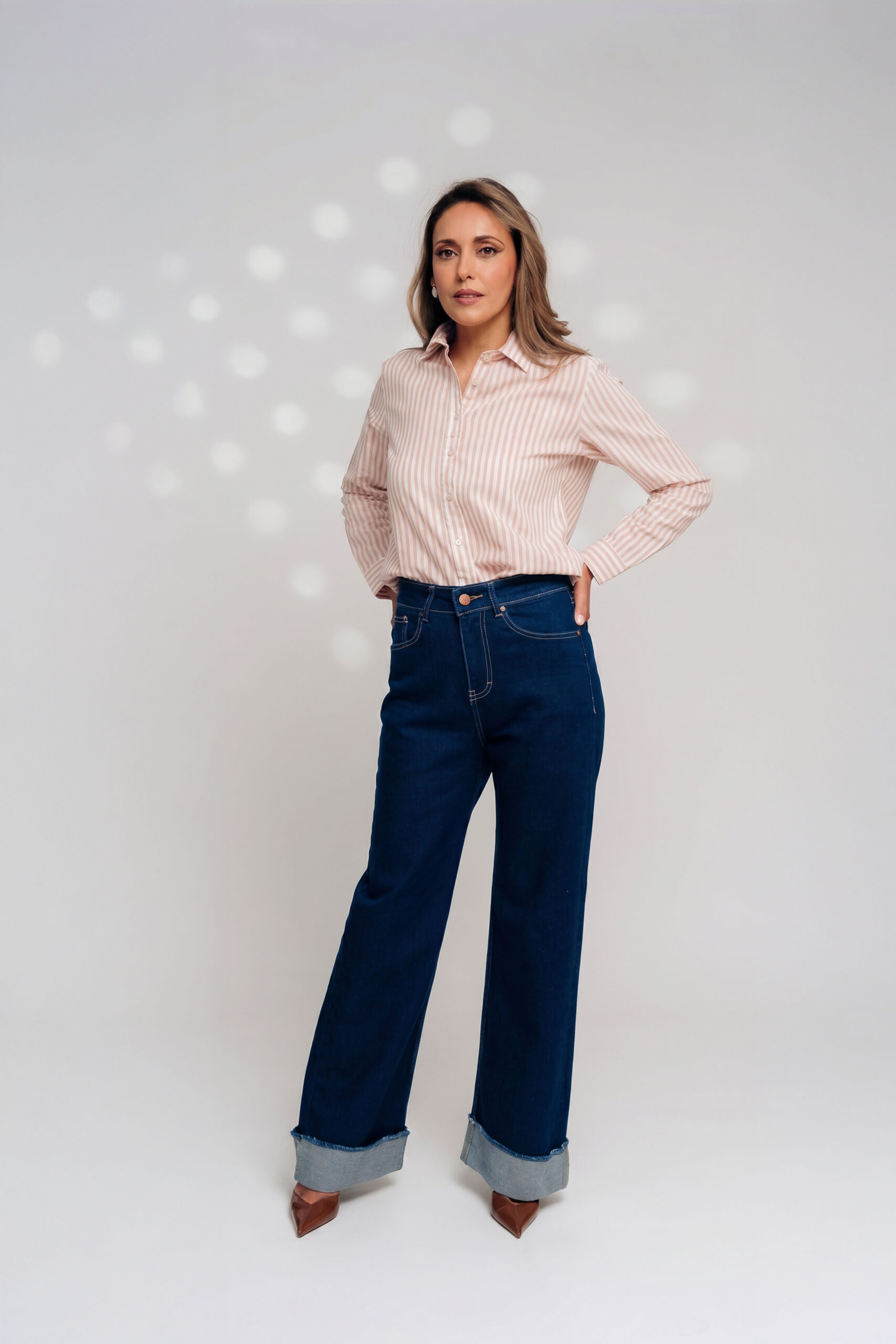 Blusa rosa rayas - Imagen 2