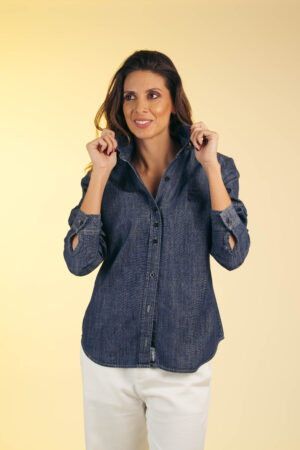 Blusa denim holgado