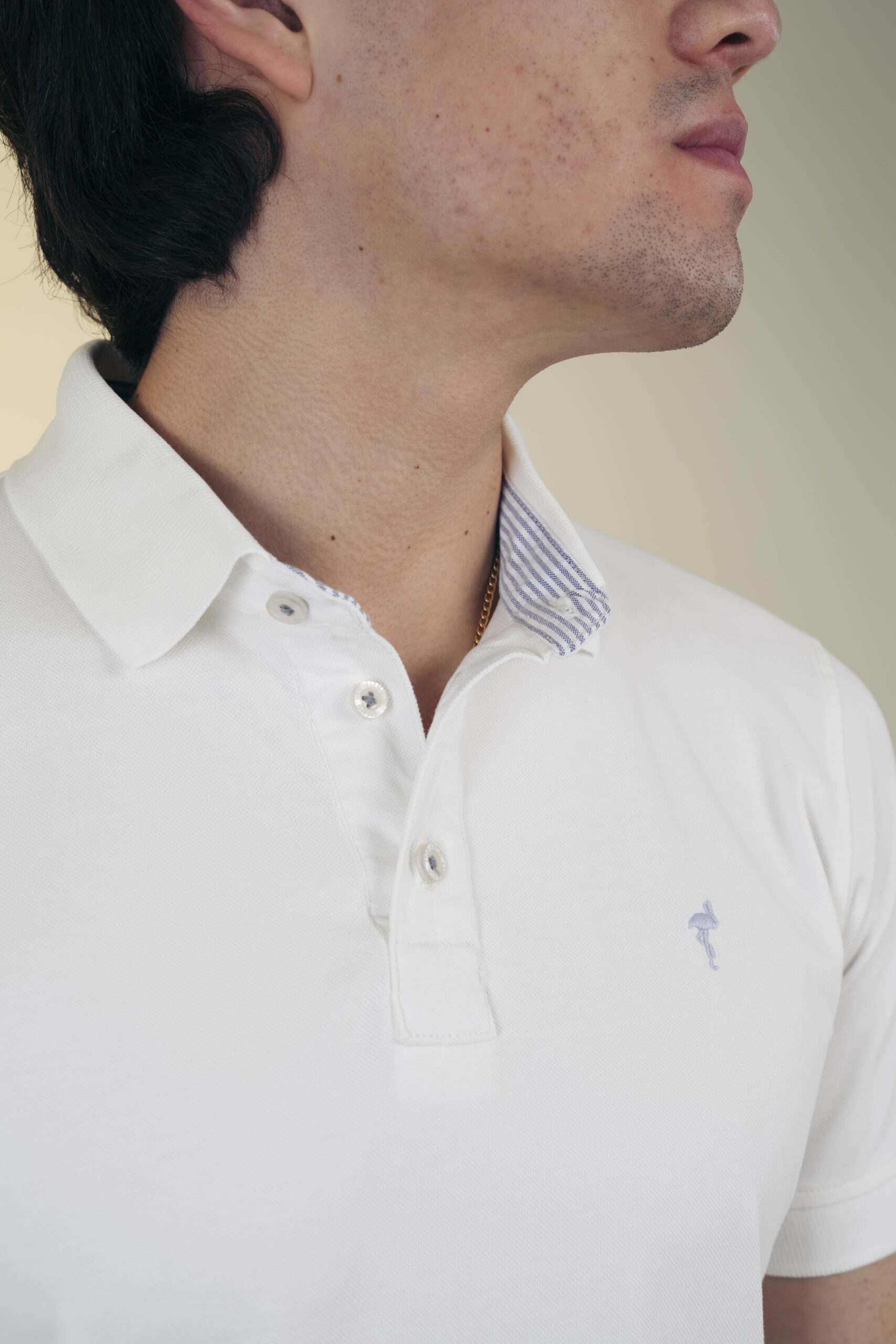 Camiseta polo blanca - Imagen 5
