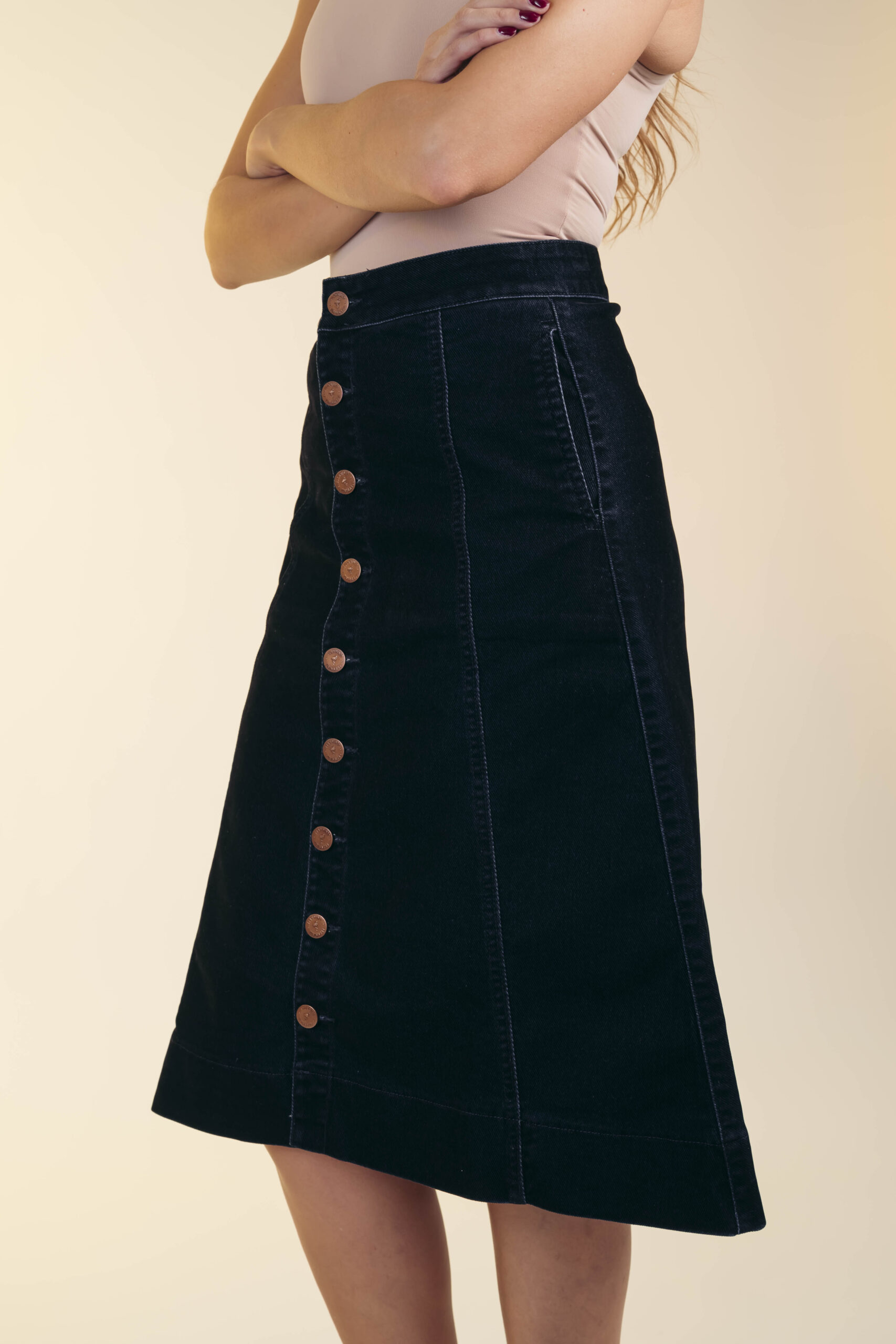 Falda pana azul - Imagen 2