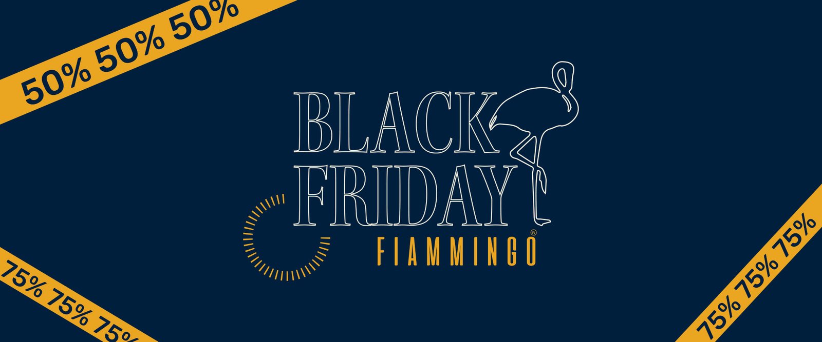 Black Friday Fiammingo, descuentos de 50% y 75%